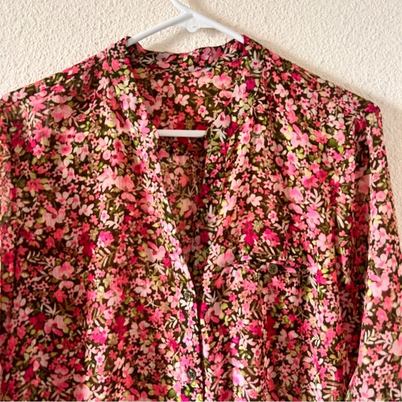 Kut from the Cloth Floral Button Up Women’s Fit Medium Spring Church Date Brunch - Picture 3 of 7